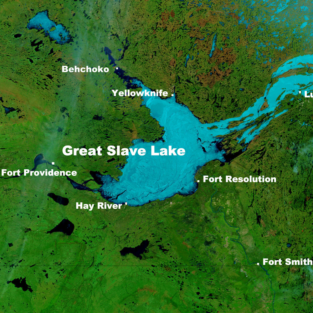 Какие рабы проживали на Большом Невольничьем озере в Канаде?
