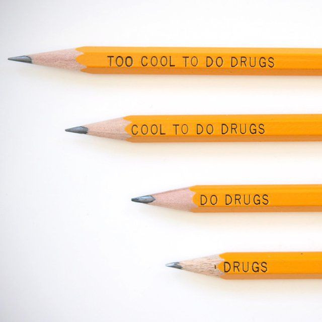 Почему в Нью-Йорке провалилась пропаганда против наркотиков на школьных карандашах?