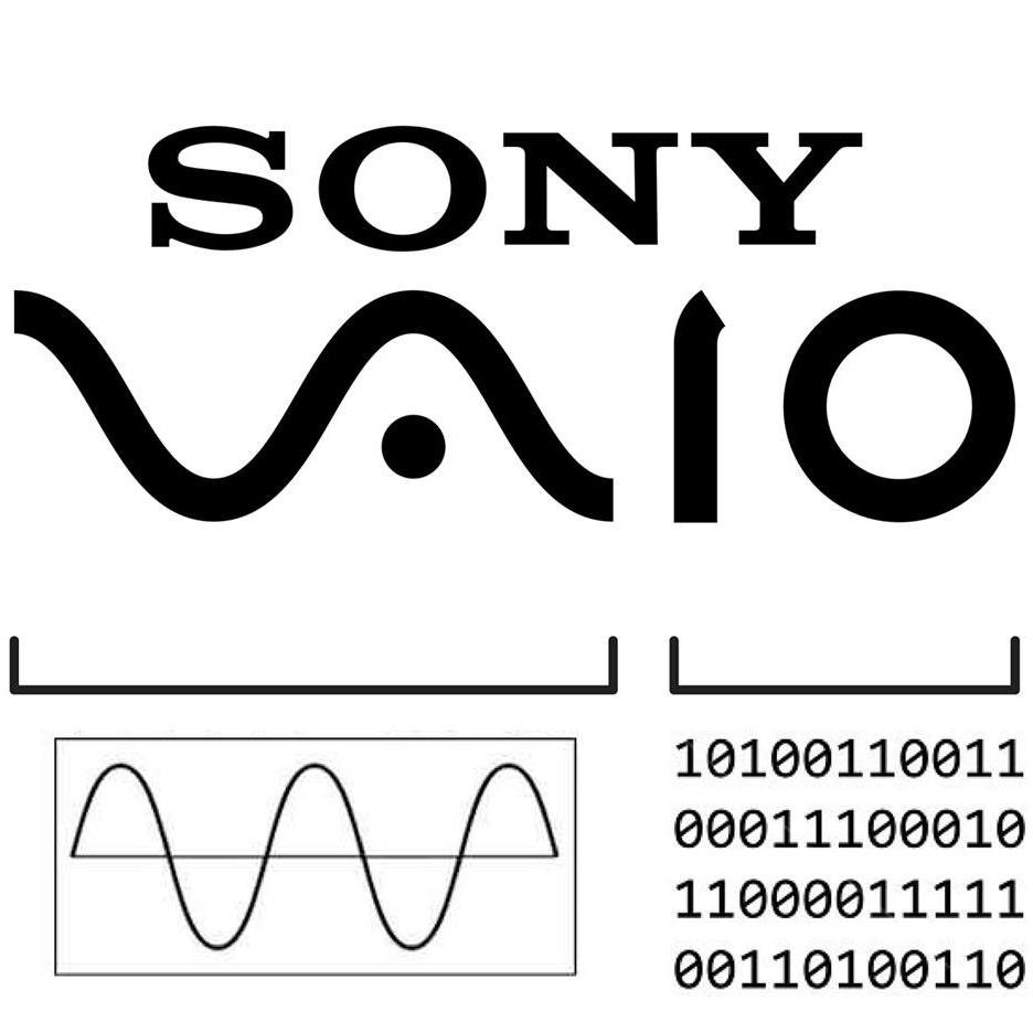В логотипе какого бренда зашифровано объединение аналоговых и цифровых технологий?