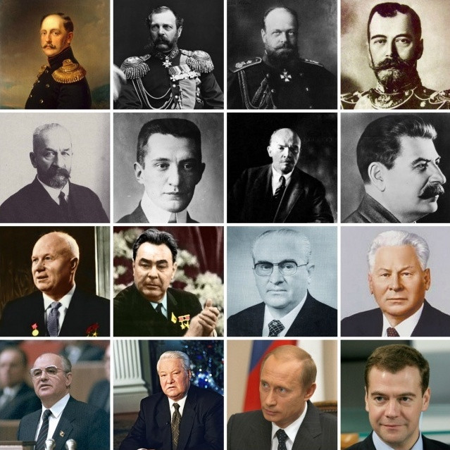 С какого года правители России чередуются по принципу «лысый-волосатый»?