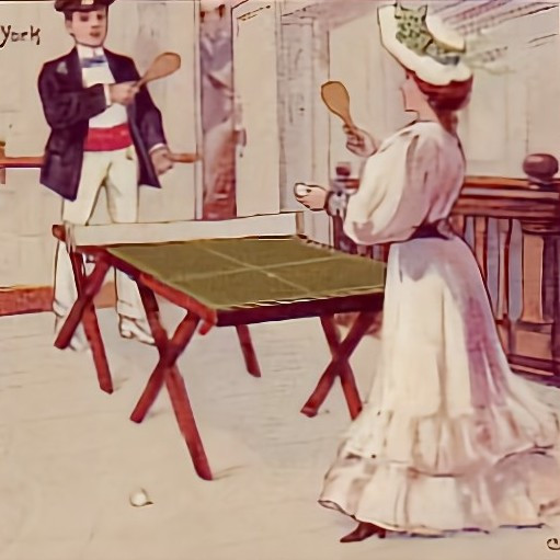 Какие предметы изначально выполняли роль теннисных шарика и ракетки?