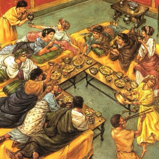 По какому случаю римские рабы менялись местами с хозяевами?