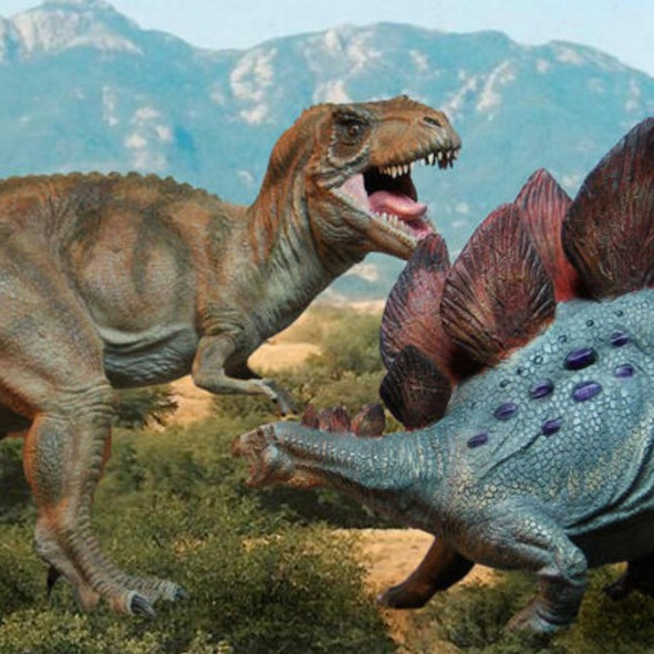 Какие динозавры по времени ближе к человеку, чем к стегозаврам?