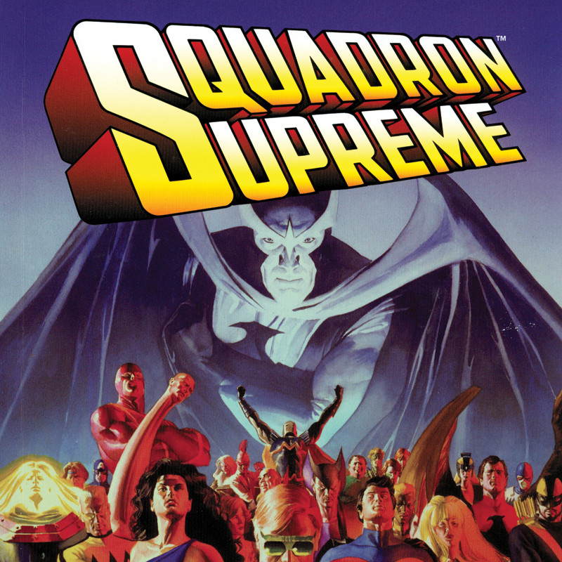 Какой необычный компонент присутствовал в чернилах для печати комиксов «Squadron Supreme»?
