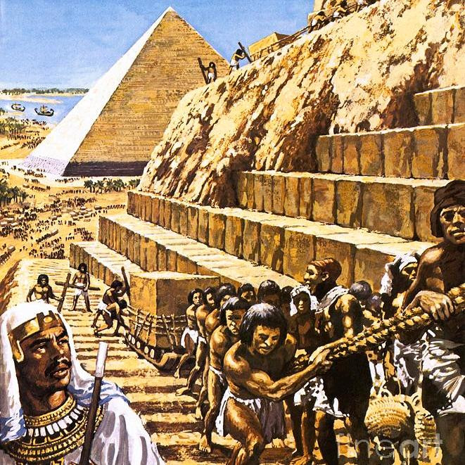 Верно ли то, что египетские пирамиды строили рабы?