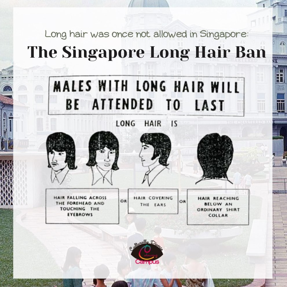 В какой стране во второй половине 20 века мужчинам запрещалось носить длинные волосы?