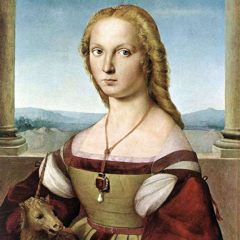 Какое животное изначально было на картине Рафаэля «Дама с единорогом»?