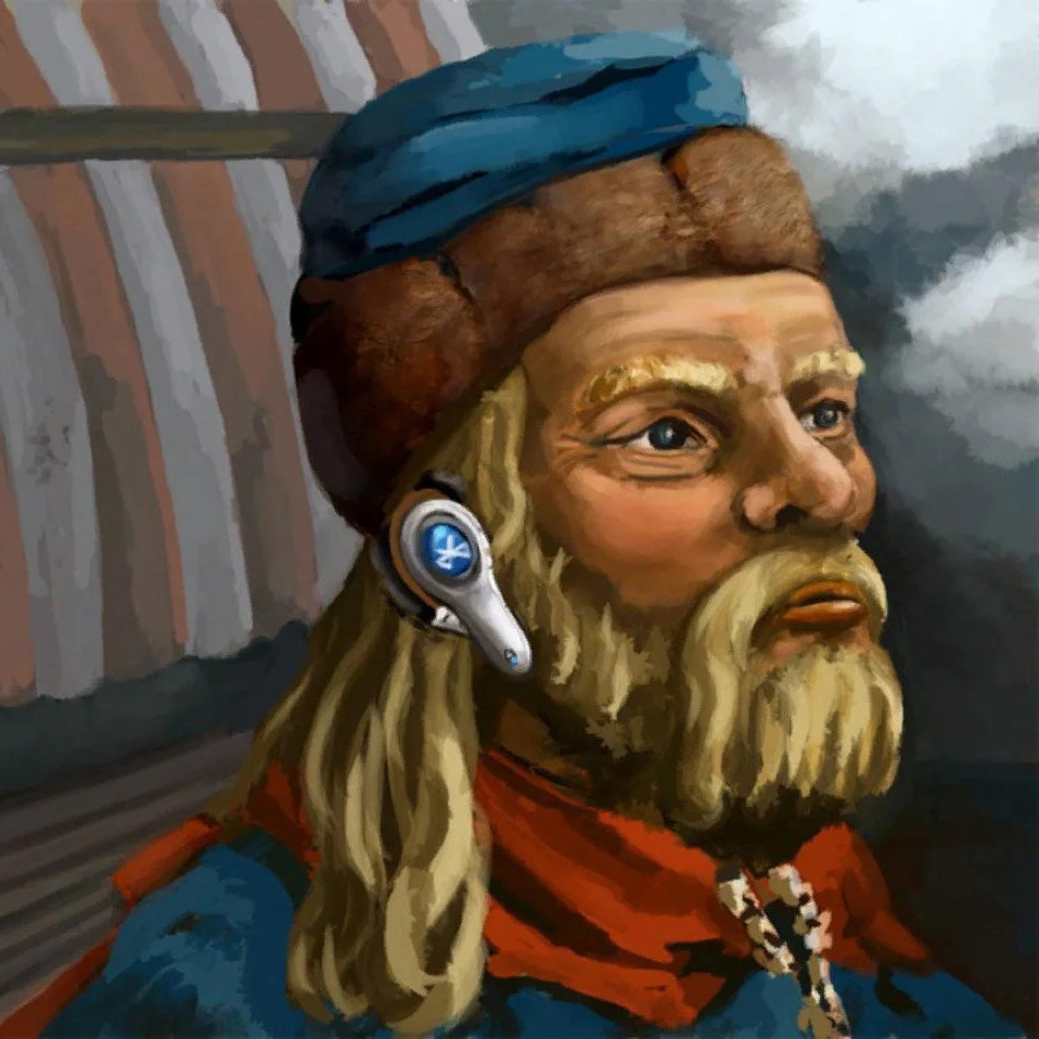 Какая технология названа в честь древнего датского короля?