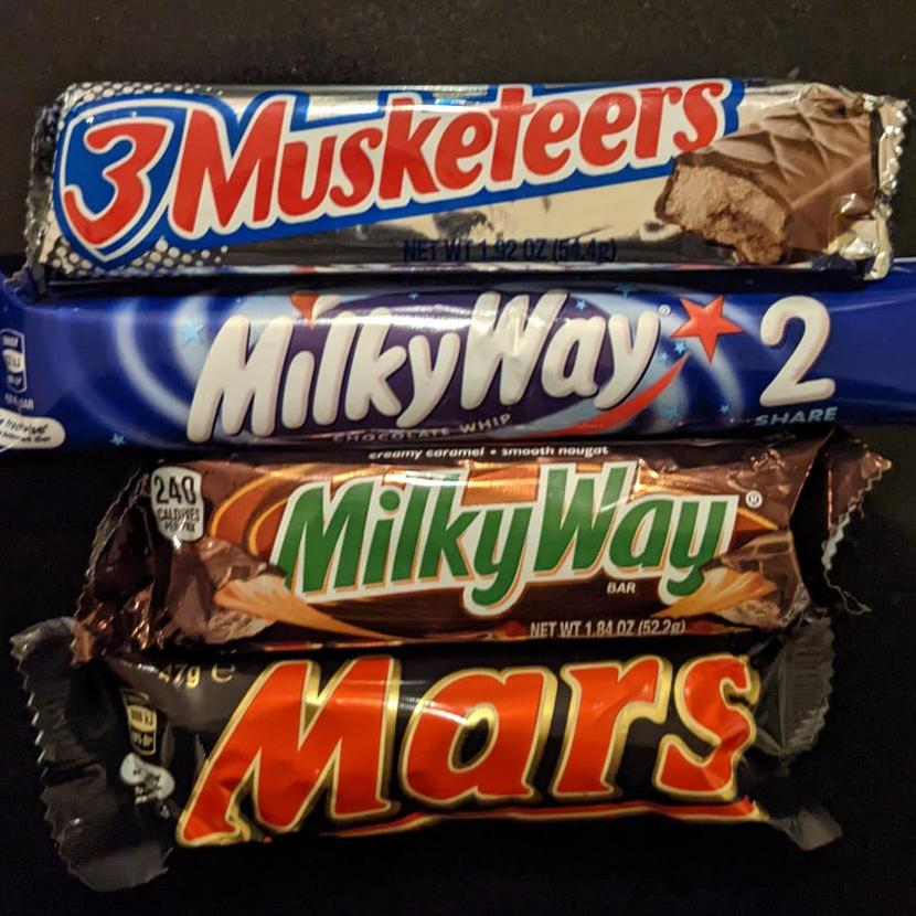 Под какими названиями продаются в США привычные нам батончики «Mars» и «Milky Way»?