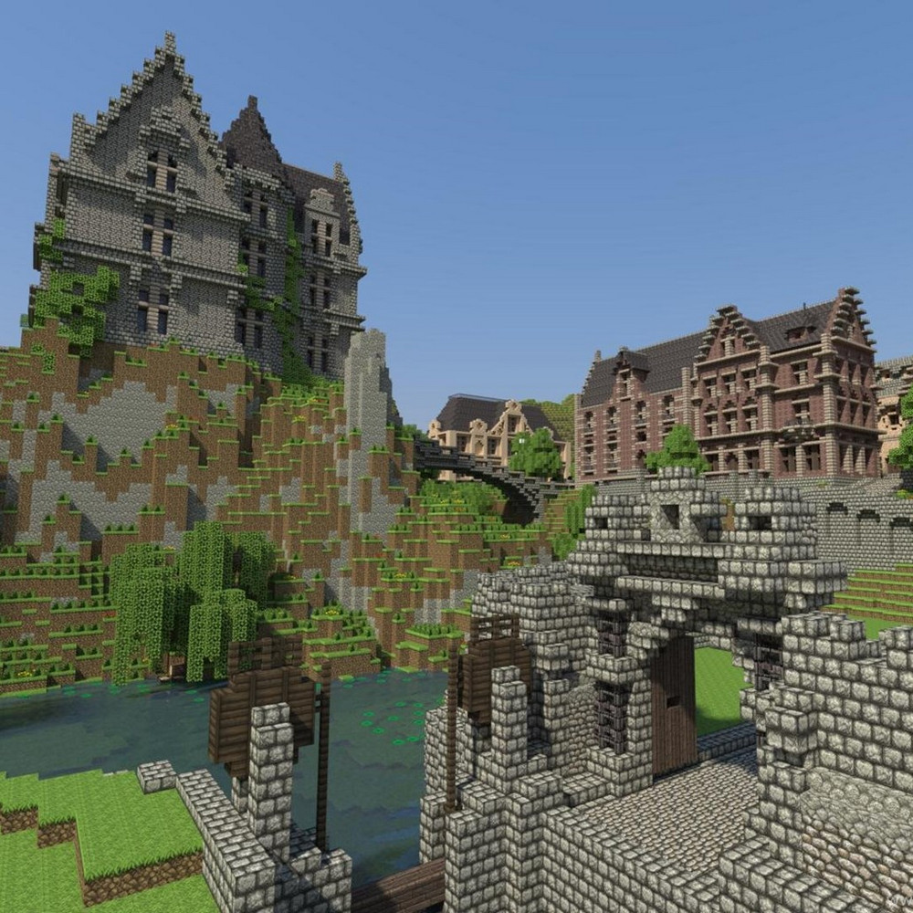 Копия какой страны со всеми городами и рельефом существует в игре Minecraft?